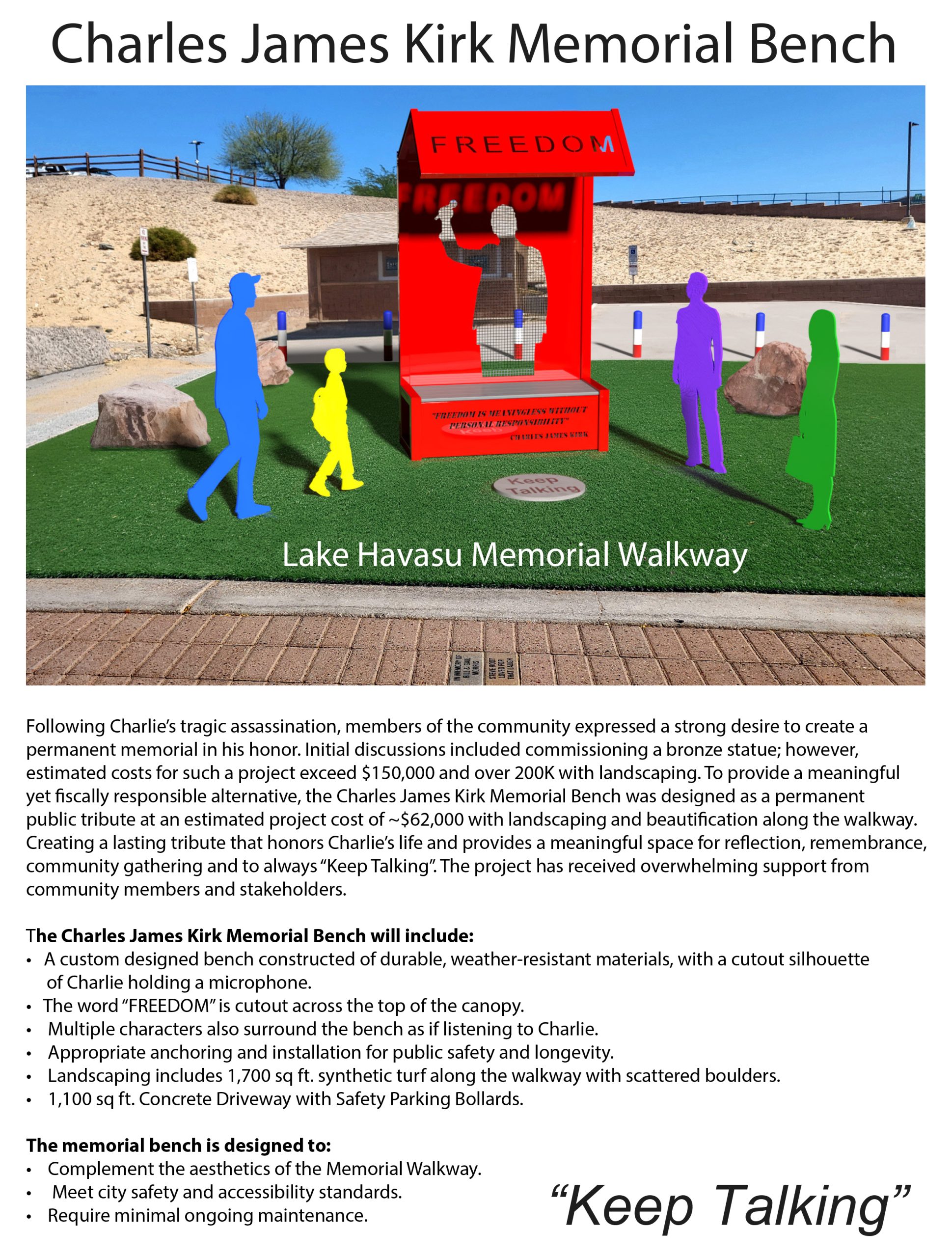 CK Memorial Bench at Memorial Walkway Web Page 6-4-2026